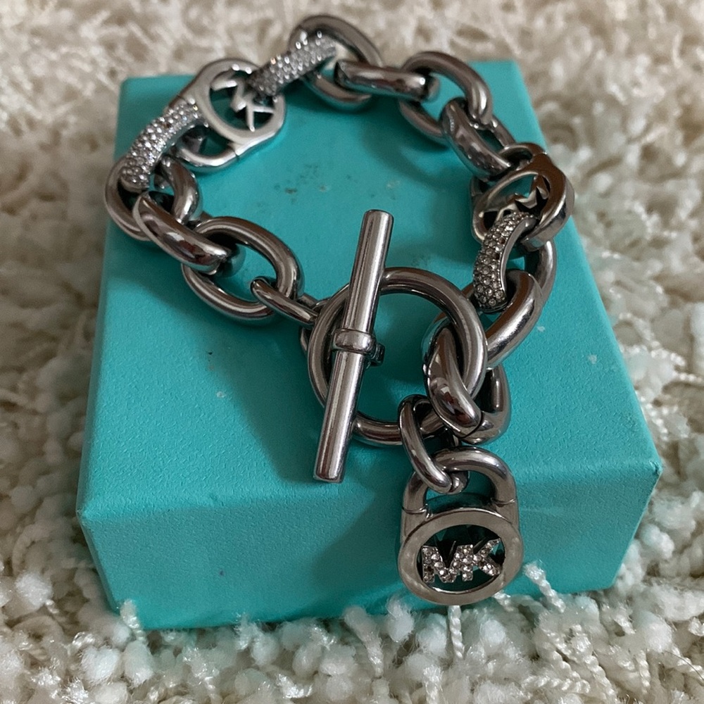 Michael Kors silver color bracelet.